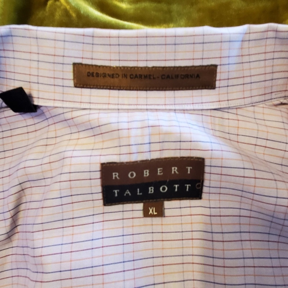 Robert Talbott Short Sleeve Button Down Shirt Xl - image 6